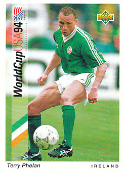 Terry Phelan Republic of Ireland Upper Deck World Cup 1994 Preview Eng/Ger #157